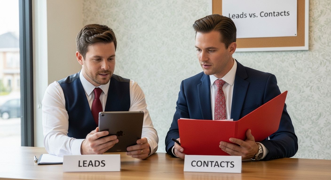 difference between leads and contacts