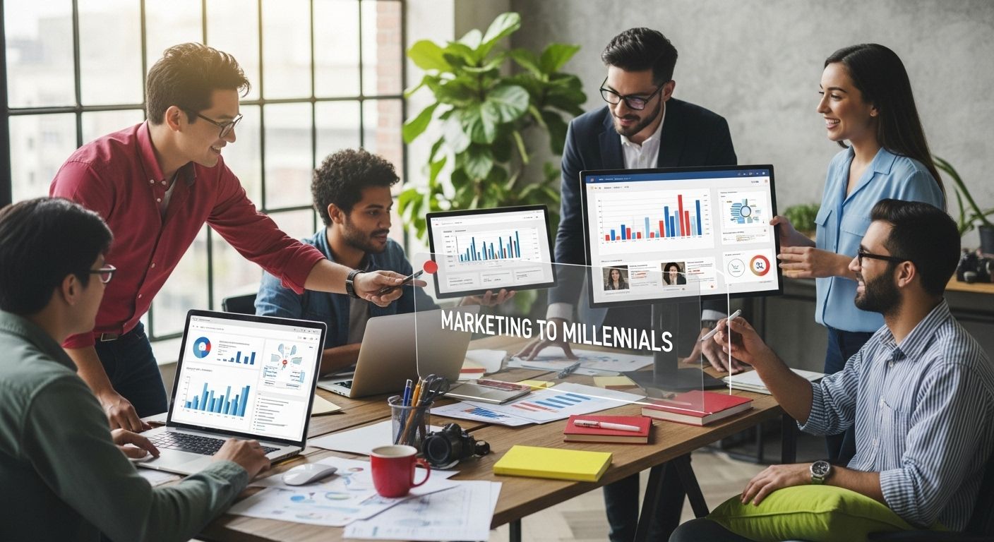 marketing to millennials team office